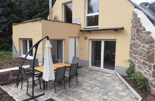 Nordhausen House | Holiday home in Krimderode with barbecue, whirlpool and terrace