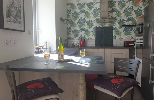 Paimpol House | Holiday Home 'Les Coquelicots Proche Mer' with Private Terrace, Private Garden and Wi-Fi