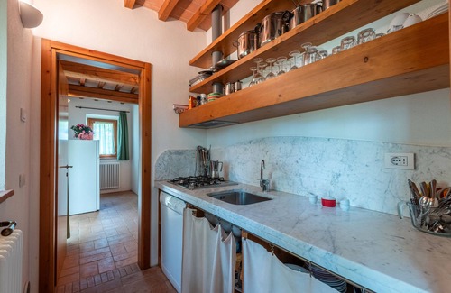 Montieri Apartment | Holiday Home 'San Michele - Casa Convento' with Mountain View, Shared Pool and Wi-Fi