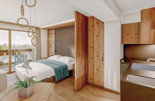 Mareo House | Holiday Apartment "Alnö Alpaisc 3" with Shared Heated Pool & Shared Sauna