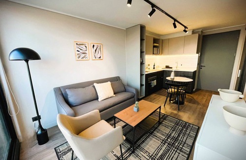 Nunoa Apartment | HOM I Depto Nuevo con Parking Cerca del Metro Ñuñoa