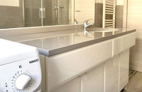 Guardavalle Marina Apartment | Homerez - 300 m away from the beach! Appartement for 4 ppl. with balcony