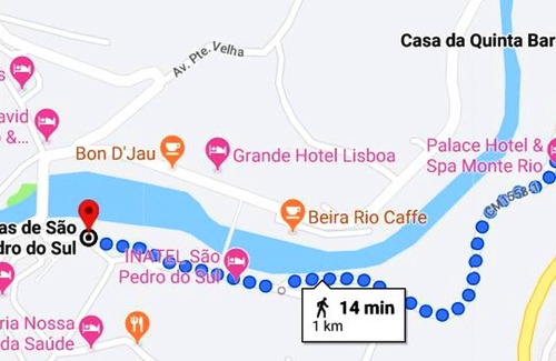 Sao Pedro do Sul Apartment | Homerez - Appartement for 2 ppl. with terrace and balcony at São Pedro do Sul