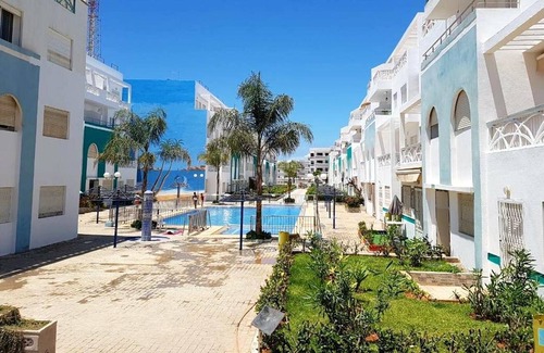El Mansouria House | Homerez - Beautiful house 500 m away from the beach for 4 ppl. with shared pool