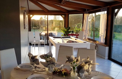 Bourguenolles House | Homerez - Big house for 12 ppl. with garden and terrace at Bourguenolles