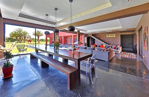 Ghmate Villa | Homerez - Large villa for 16 people. with access to the pool, jacuzzi, spa and hammam