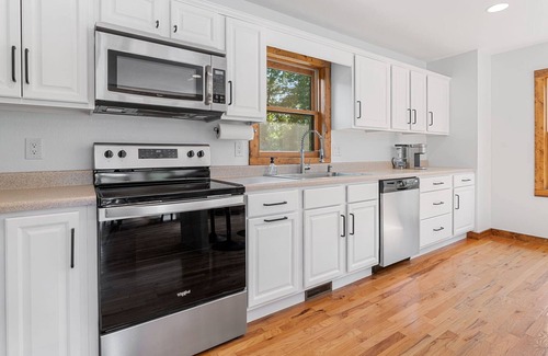 Burnsville Ski Chalet | Hot tub, Mountain views, Game room! Updated and dog-friendly!