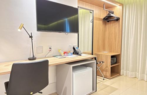 Setor Hoteleiro Sul Hotel | Hotel de Alto Padrão Com Vista Livre Incrível! Cama King Size Cond Hotel Alvorada