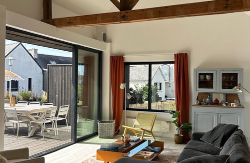 Loctudy House | House 1st line - sea view on the beach Bretagne