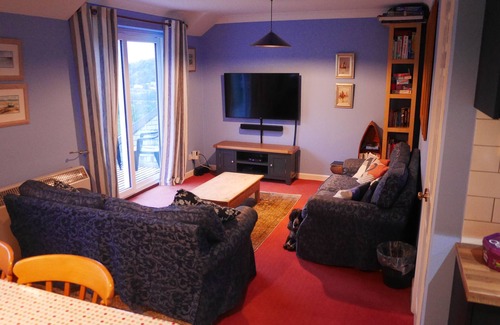 Salcombe House | House In Village Location With Estuary Views. Sun trap 1st floor balcony