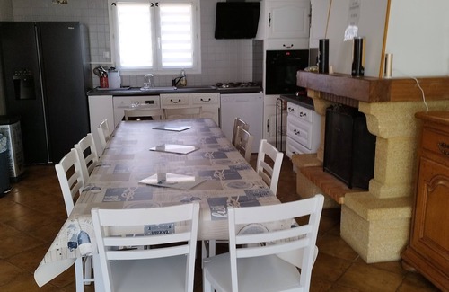 La Turballe House | House LA TURBALLE 10 persons beach 5 mn walk and 8 mn from center and port