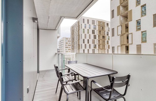 Vienna Apartment | Ideal Marinatower 2BR w/Gym & Elevator, nr metro U2, by Blueground