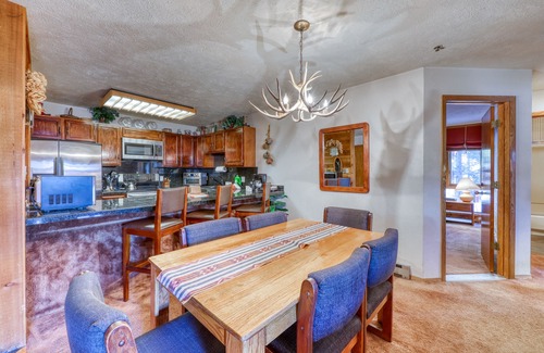 Historic District Condo | Ideally located condo with pool, hot tubs & sauna - walk to lifts & Main Street