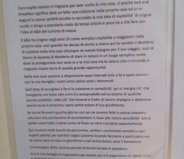 Cerro Veronese Bed & Breakfast | Il Sentiero beb