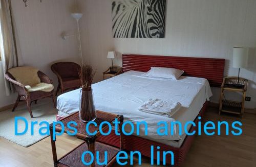 Varces-Allieres-et-Risset House | Immense chambre, salle de bain indépendante réservée aux hôtes, quartier calme, cour privée