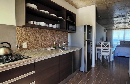 La Paloma Apartment | In front of the sea! Studio 53m2 with balcony with grill. Ideal couple with children