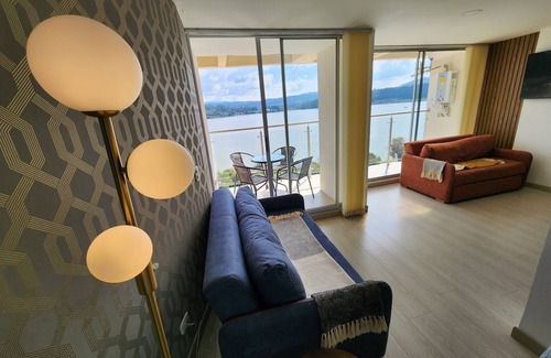Paipa Apartment | Incredible apartment with panoramic view of the lake