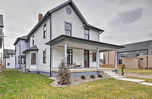 Herron Morton House | Indianapolis Luxury: House w/Yard <2Mi to Downtown