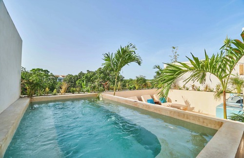 Tulum Condo | Inspirational 3 Bedroom Penthouse with Plunge Pool,walkable to restaurants/barsn