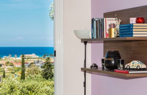Katastari House | Ionian Bliss apartment with a stunning view to Alykes