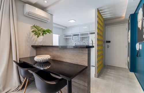 Consolacao Apartment | Iquali023 - Near metro with A/C and Pool