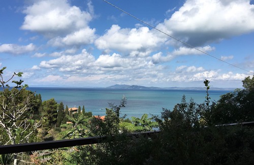 Porto Santo Stefano Villa | "BLUE HOUSE" beautiful semi-detached villa with breathtaking views