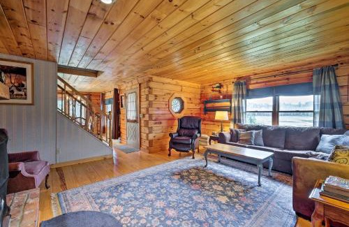 Jacksonville House | Jacksonville Cabin with Wraparound Deck and Views