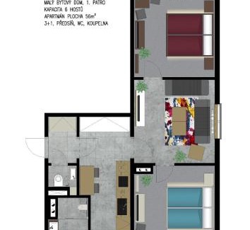 Jindrichov Apartment | Jeseníky Apartmán číslo 5