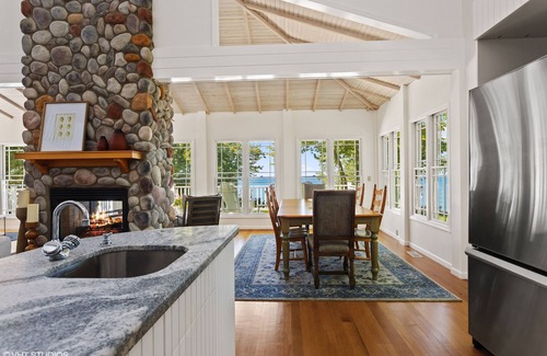 Stevensville House | Juniper Presents: Beautiful Coastal Home on Lake MI w/Hot Tub & Lakeside Deck