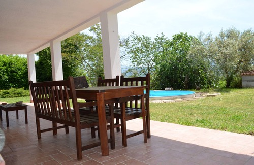 Poggio San Lorenzo House | Just outside Rome. Apartment in a villa, with swimming pool.
