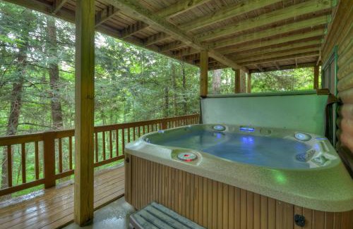 Cashes Valley Villa | K6 Lodge Gather around the firepit soak in the hot tub and splash in the creek