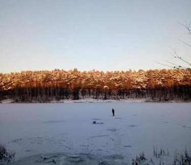 Kaminsko Apartment | Kamińsko, Puszcza Zielonka, dom nad jeziorem