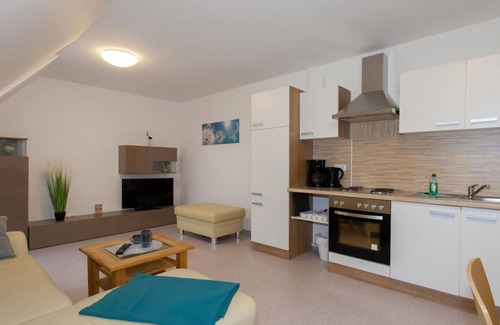 Auerbach House | Kiez Waldpark Grünheide - Familienbungalow, Dusche, WC, Terrasse