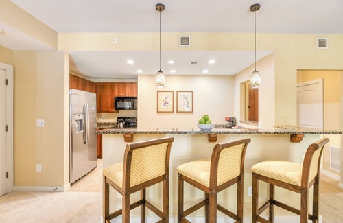 St. Augustine Condo | King bed - fenced courtyard patio - pool - hot tub - easy access on 1st floor