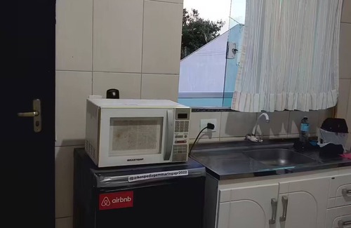 Maringa Apartment | Kit net 07 Camila space 1 double bed 2 singles.