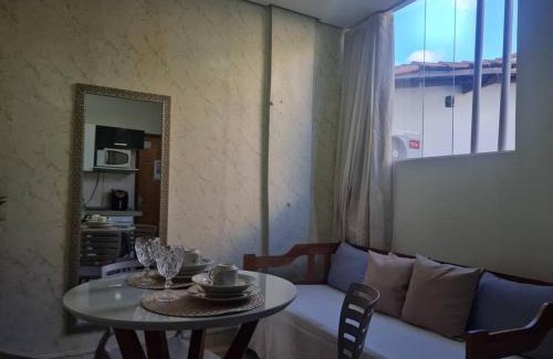 Vila Regina Apartment | Kitnet 105 central com lavadora tv smart e ar condicionado