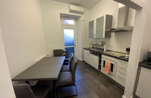 Kaiserslautern Apartment | KL06: Stylish Downtown Apartment w/AC – Walk to Everything!