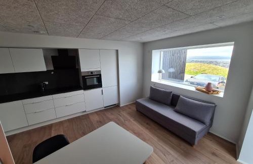 Streymoy Apartment | Klingurstjorn apartment - Modern 2 bedroom with stunning skyline views
