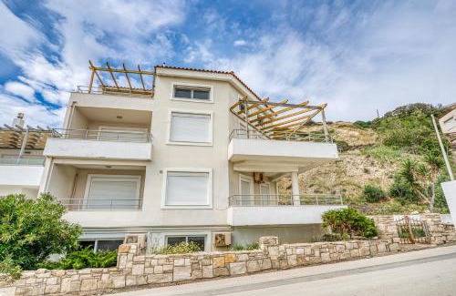 Mastichochoria Apartment | Komi Shoreline Blue Window