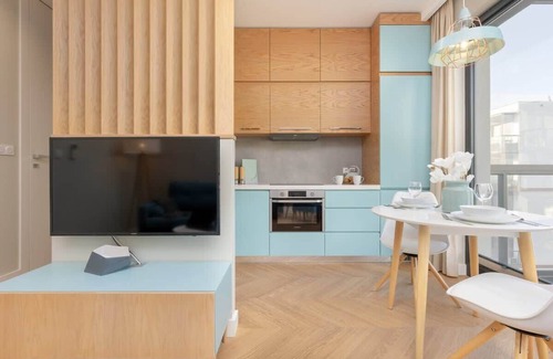 Mokotow Apartment | Konstruktorska 9 | Apartment for Couple | Parking