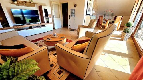 Melbeck Apartment | Lüneburg-Melbeck, 105 qm mit Fernsicht, ruhige Sackgasse, Fussbodenheizung