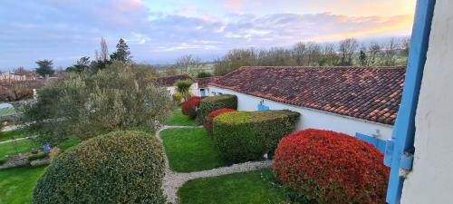 Chaille-les-Marais Apartment | L'enclos bleu, gîte - marais poitevin avec piscine chauffée