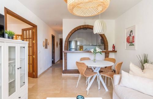 Benalmadena Costa Apartment | La Casa Bonita - Modern 2BR Apt with Private Terrace. Pool Views