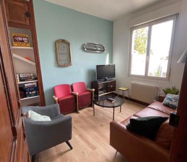 Neuville-sous-Montreuil House | La Maison Vintage à Montreuil sur mer 3 Chambres - Jardin - 6 personnes - Wifi