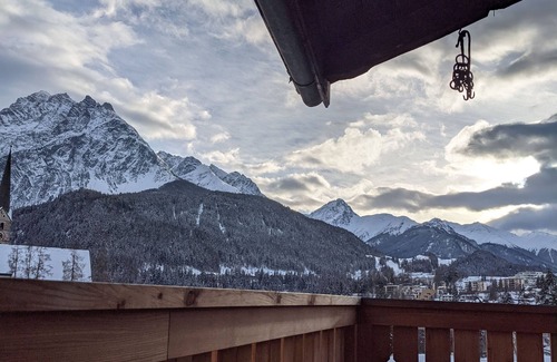 Engadin Scoul Apartment | La Motta 'Panorama und Terrasse'