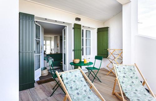 Rivedoux-Plage Apartment | La Terrasse, studio vue mer