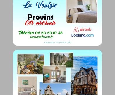 Provins Apartment | La Voulzie Appartement - Proche centre avec parking privé