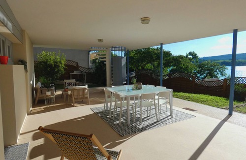 Bilieu Apartment | LAC CASA 60' – Sixties-style flat with terrace overlooking the lake, 300 m