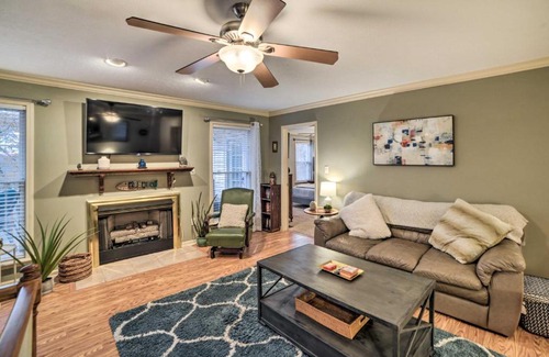 Cadiz House | Lake Barkley Home with Fire Pit and Private Dock!