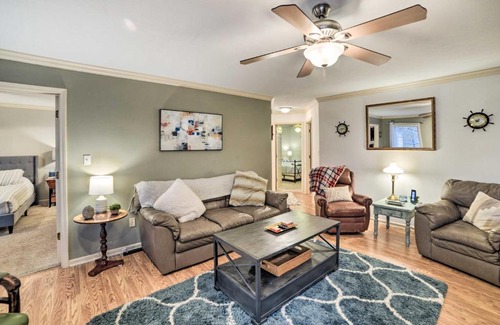 Cadiz House | Lake Barkley Home with Fire Pit and Private Dock!